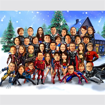 Custom Caricature from Photos - myDaVinci